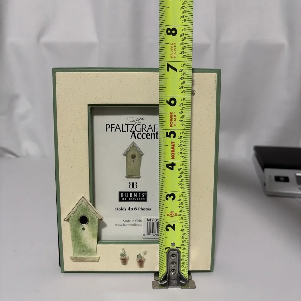 Pfaltzgraff Naturewood Perennials Birdhouse Photo Album Picture Book 4x6 Green